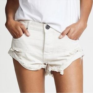 one teaspoon white shorts